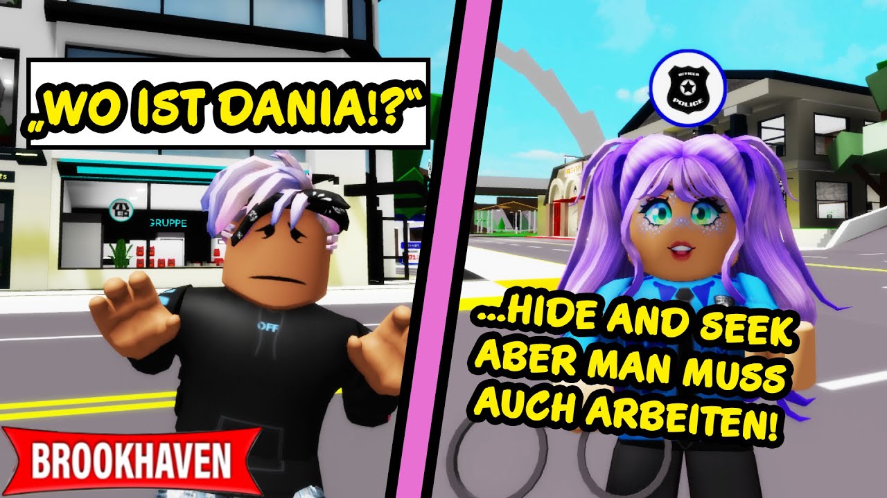 Hide & Seek, ABER MAN MUSS GLEICHZEITIG AUCH ARBEITEN IN BROOKHAVEN [Roblox Brookhaven 🏡RP]
