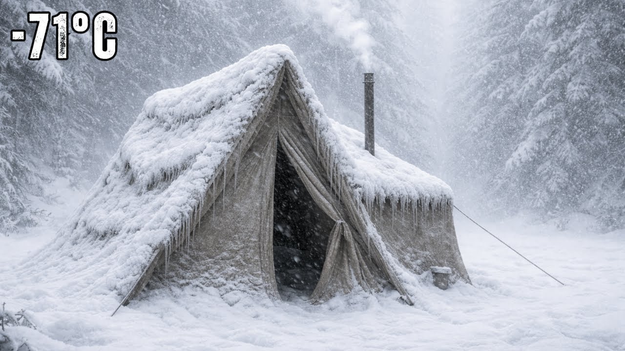 Surviving Hot Tents are the BEST Choice for Extreme Cold Weather