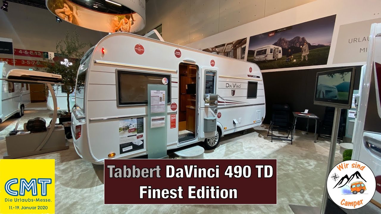 Vorstellung des Tabbert Davinci 490 TD Finest Edition auf der CMT 2020 in Stuttgart