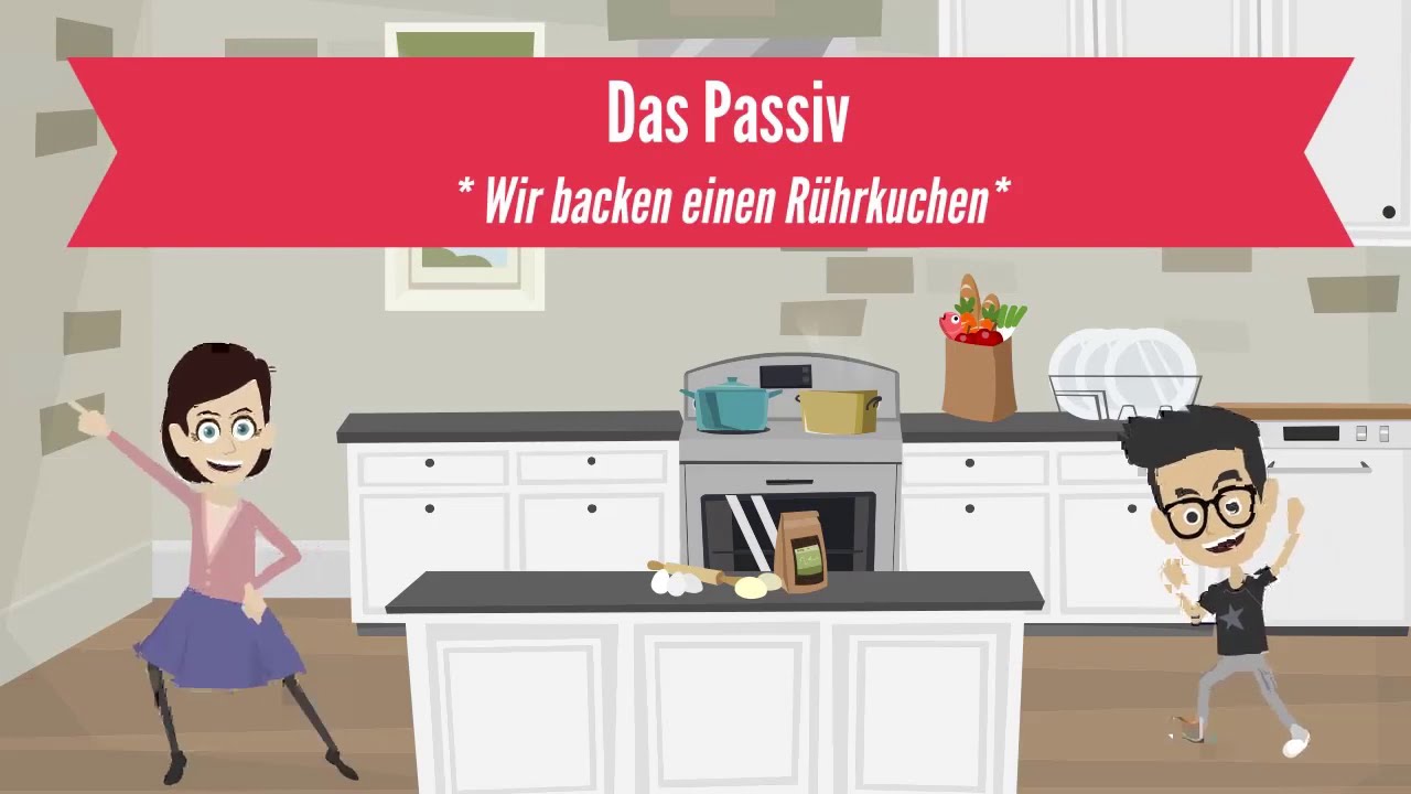 Das Passiv: Wir backen einen Rührkuchen
