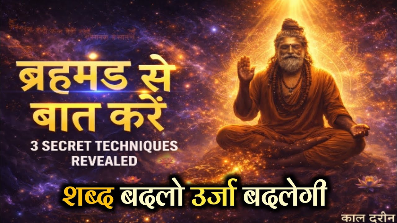 ब्रह्मांड से बात कैसे करें? 3 गुप्त तकनीकें जो हर इच्छा पूरी कर देंगी | Manifestation Techniques 