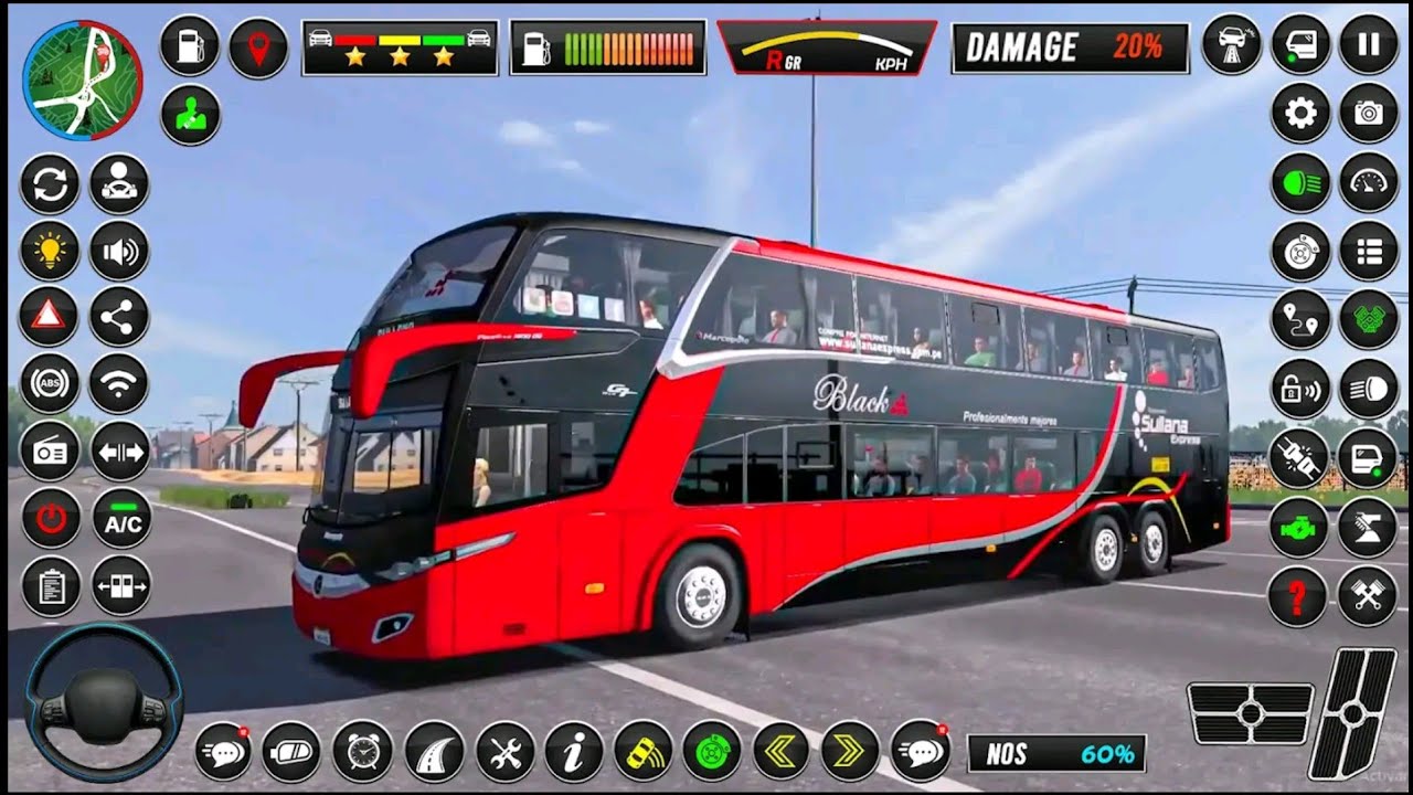 💥Bus driving 3D game Amazing bus driving game😍 Android phone game  #busgame #busdriving 
