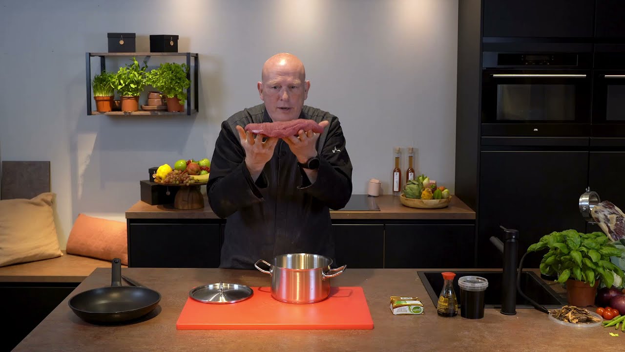 Diamanthaas van het Gilde Rund, gegratineerd en 'koud' gerookt