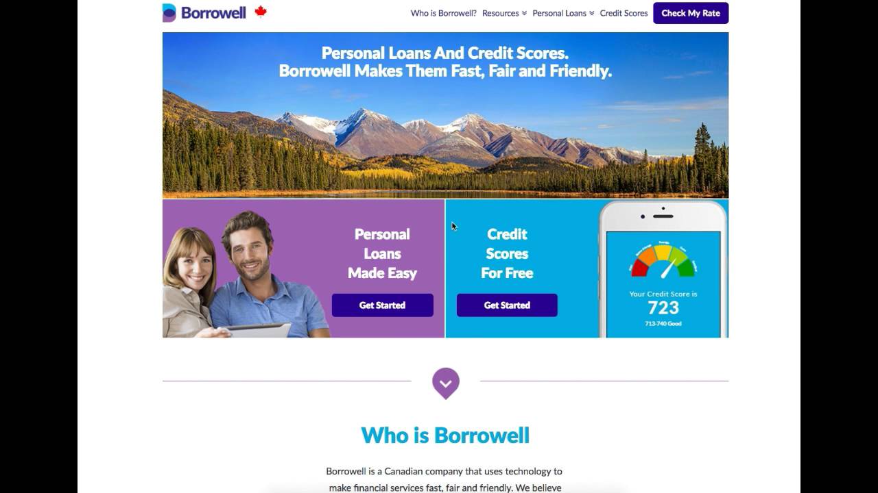 Borrowell Demo for Product Hunt