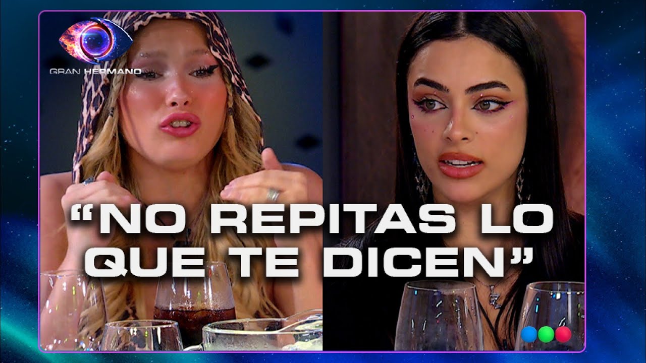 Lucía y Gabriela se sacaron chispas en la cena de nominados multitudinaria - Gran Hermano