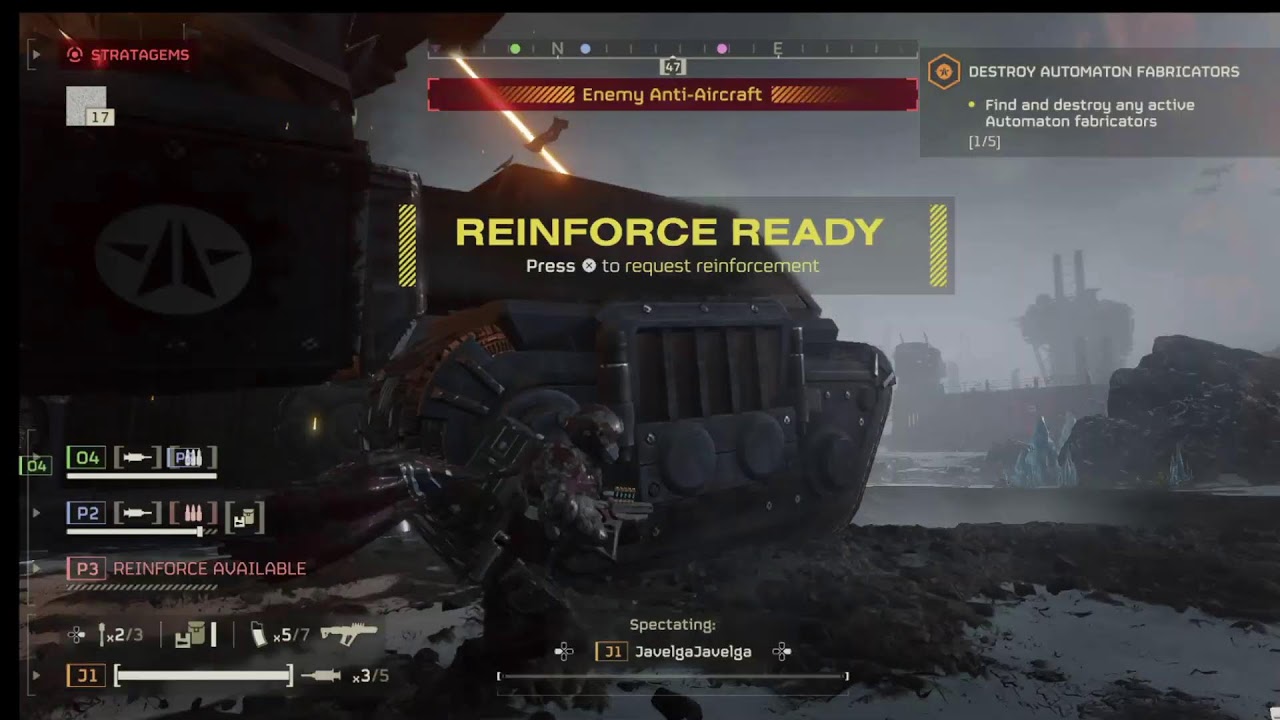 Playing Helldivers 2, FULL SCALE ASSAULT ON CYBERSTAN!