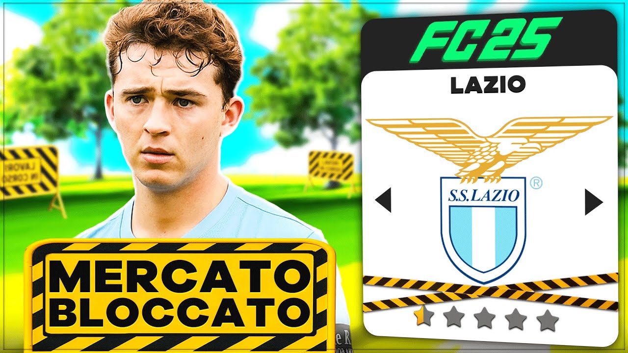 RICOSTRUISCO UNA LAZIO DISASTRATA CON IL MERCATO BLOCCATO!!