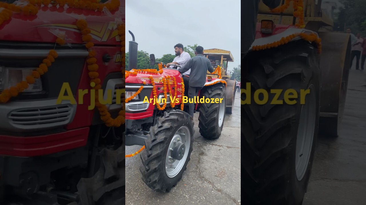Arjun 605 vs Bulldozer Tochan #tochanking #arjun  #mahindra #Gulabraiya #tractor