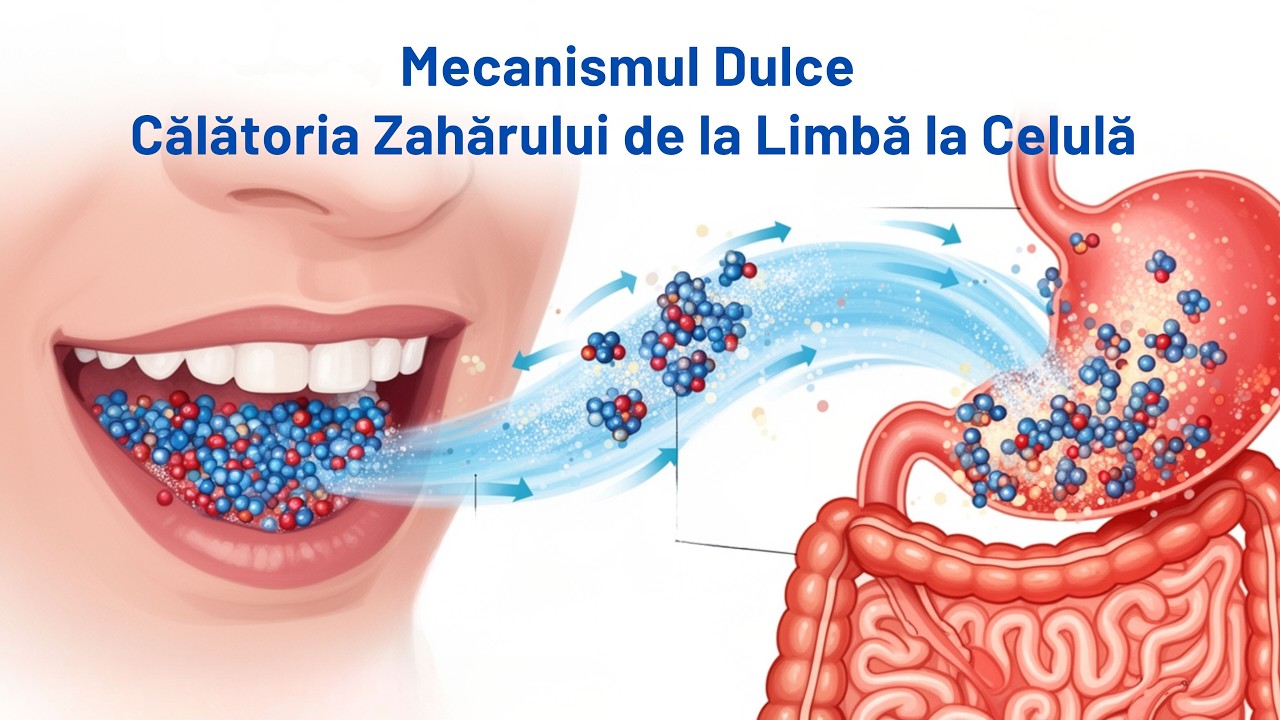 Mecanismul dulce- călătoria zahărului de la limbă  la celulă