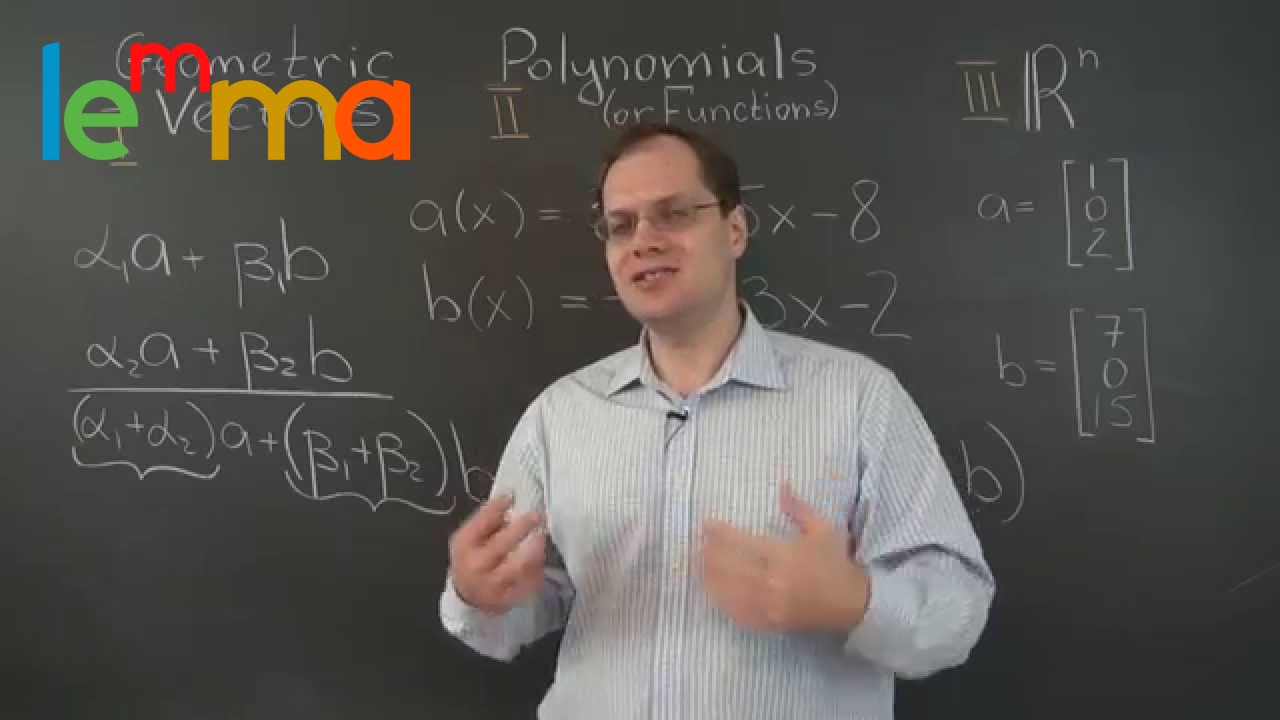 Linear Algebra 2m: Span the Man