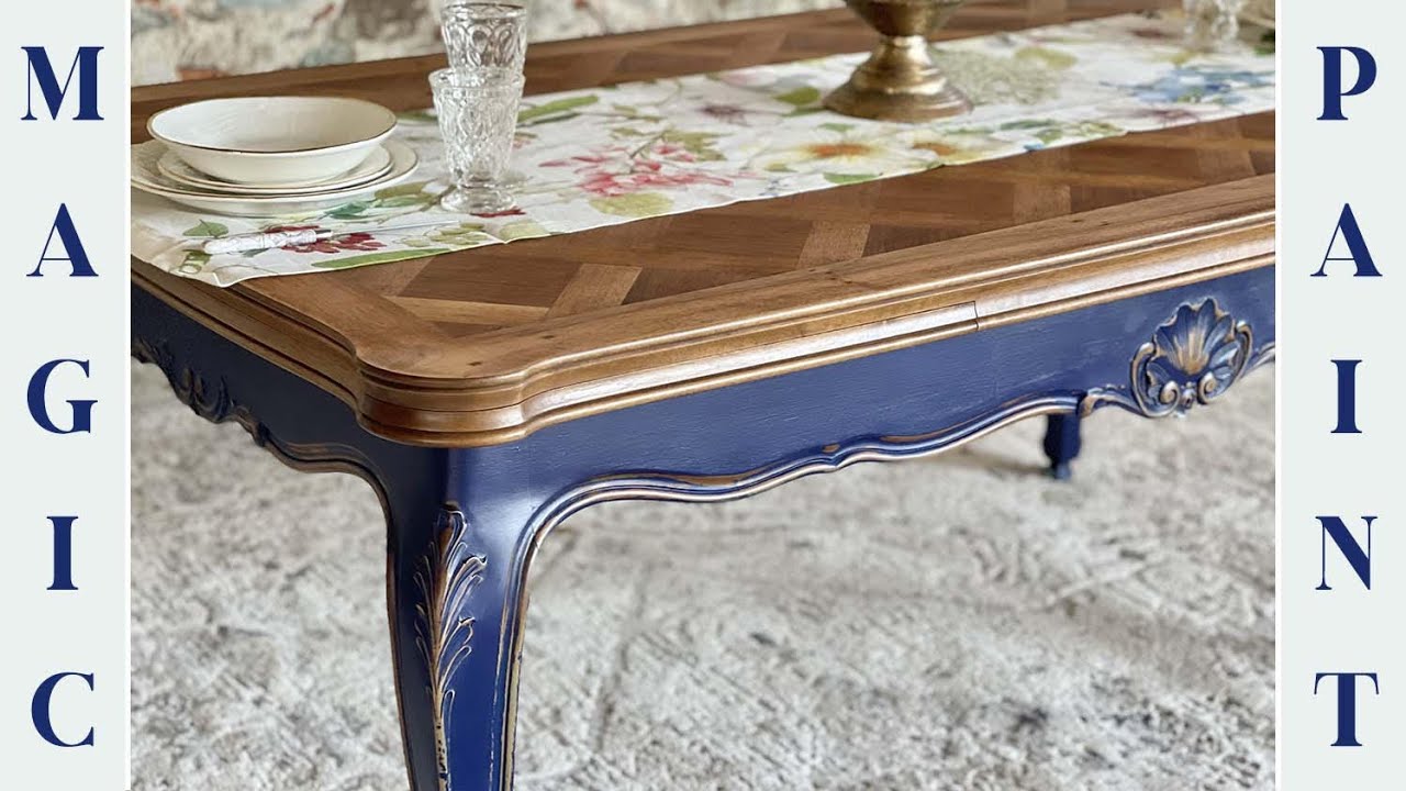 Restauro e restyling per questo tavolo francese!Chalk Paint fai da te®!!DIY Elisa & Magic Paint.