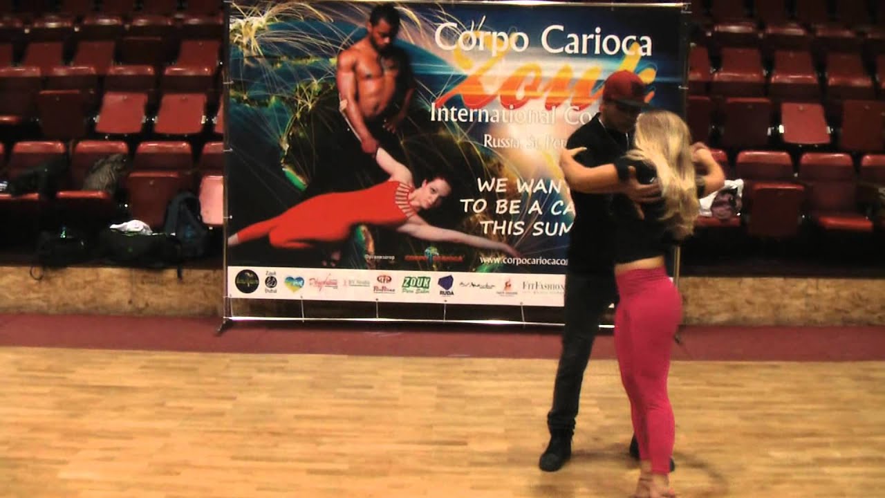 Dadinho and Aline at CorpoCarioca zouk international congress