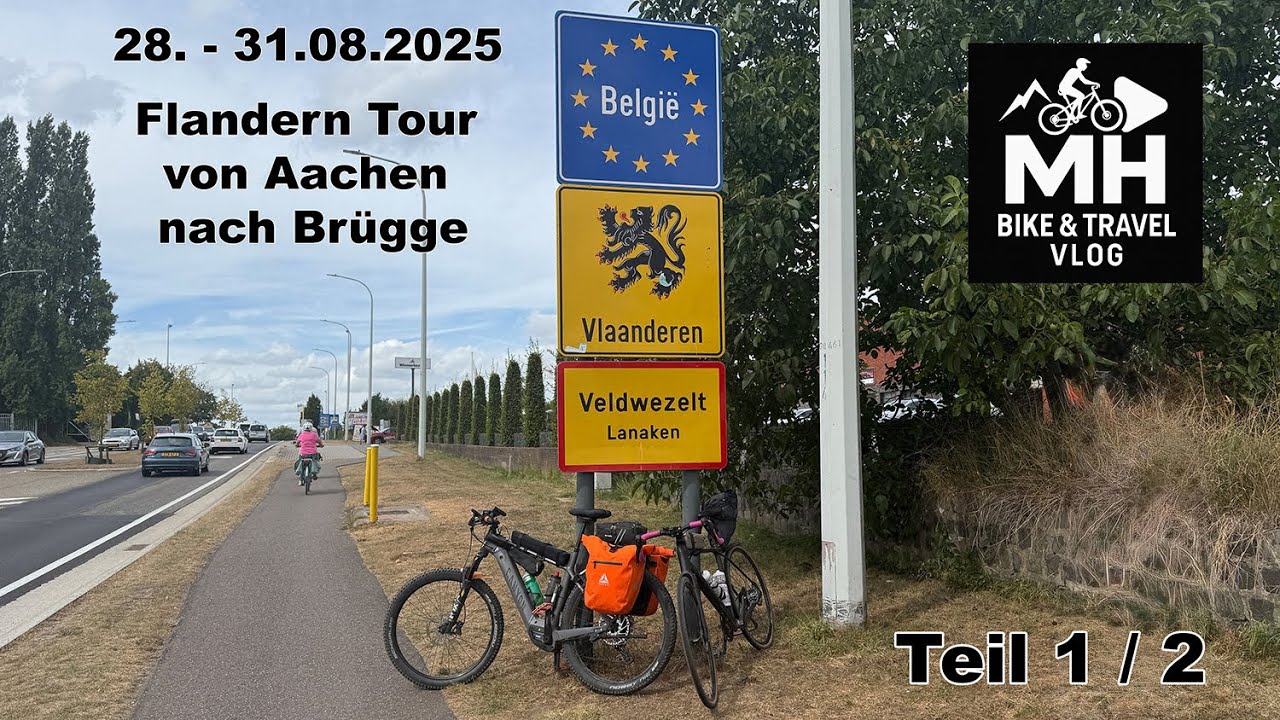 Teil 1/2: Flandern Belgien Tour (Aachen nach Brügge) 2025