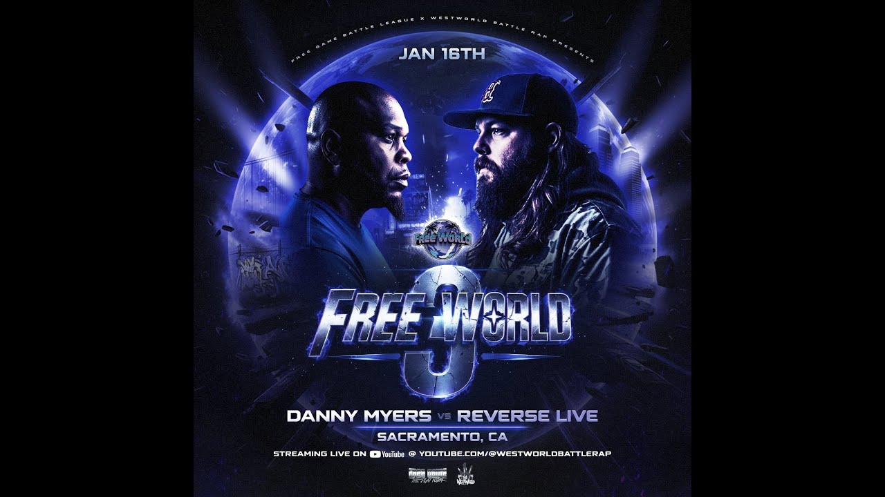 Danny Myers vs Reverse Live - FreeWorld 3 (Hosted by G Will, Madman Leek, & Don Nino)