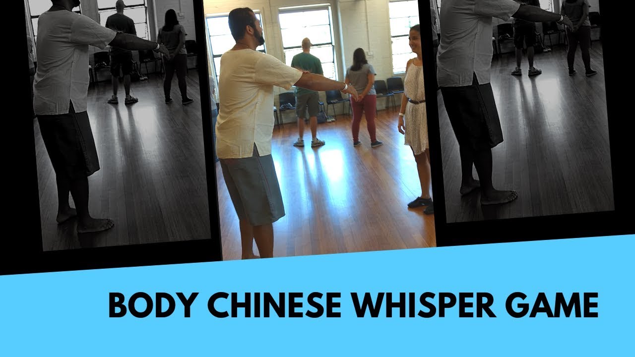 Body Chinese Whisper Game in the Creativity Workshop