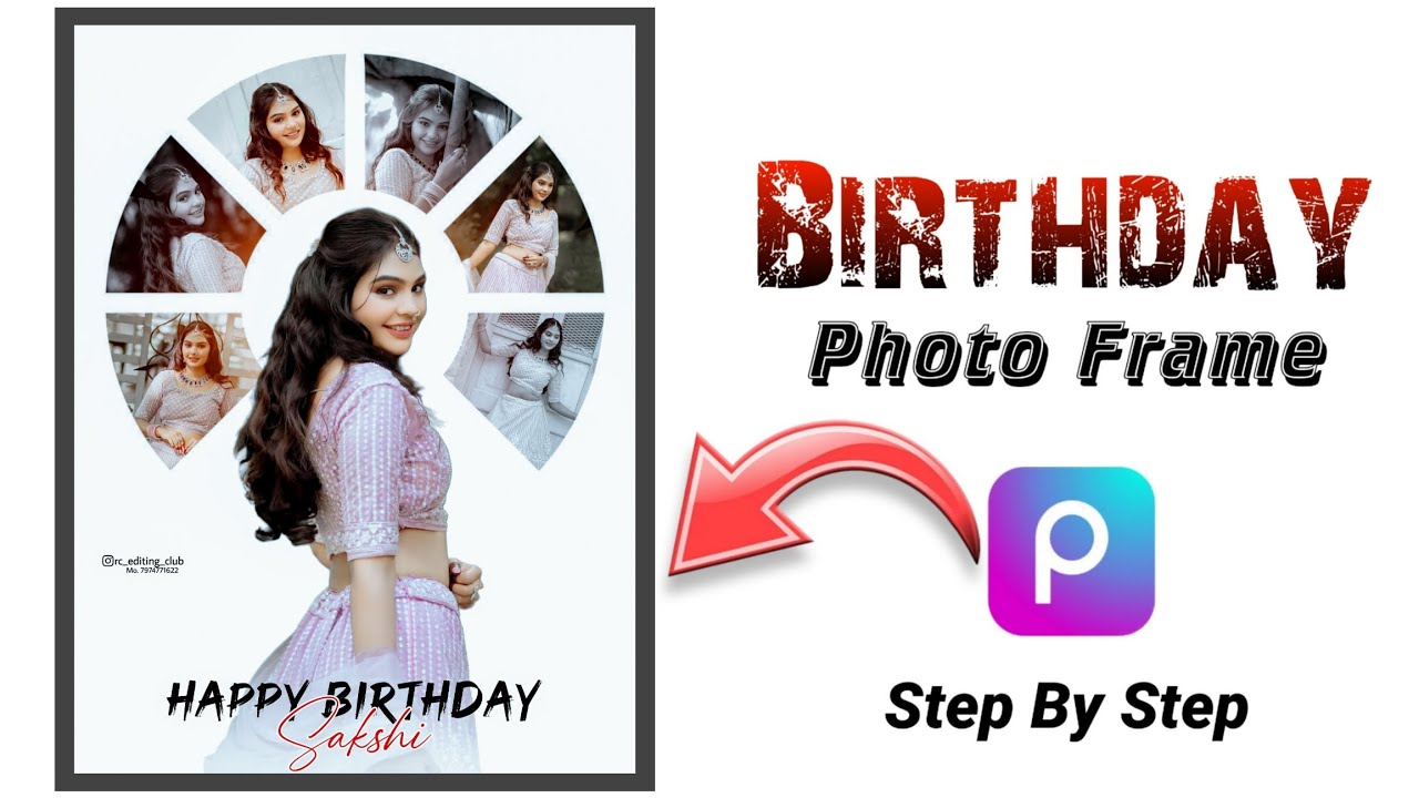 New Happy Birthday🎂Photo Editing || Birthday CDP Design In Picsart😱 || Rc editing club 🔥