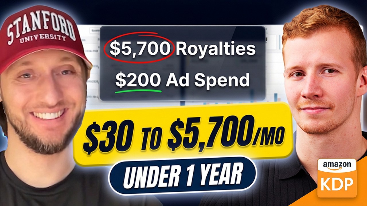 From $30 to $5,700 in ONE Month on Amazon KDP in Under a Year