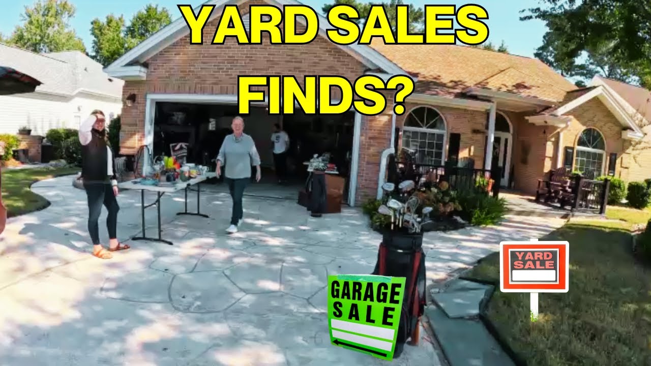 Late Morning Community Yard Sale Garage Sale Finds DEALS!