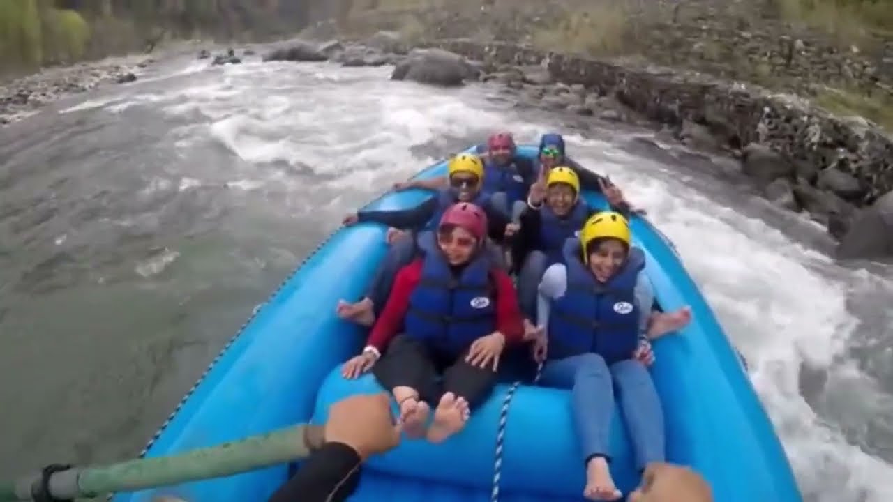 River rafting video manali 