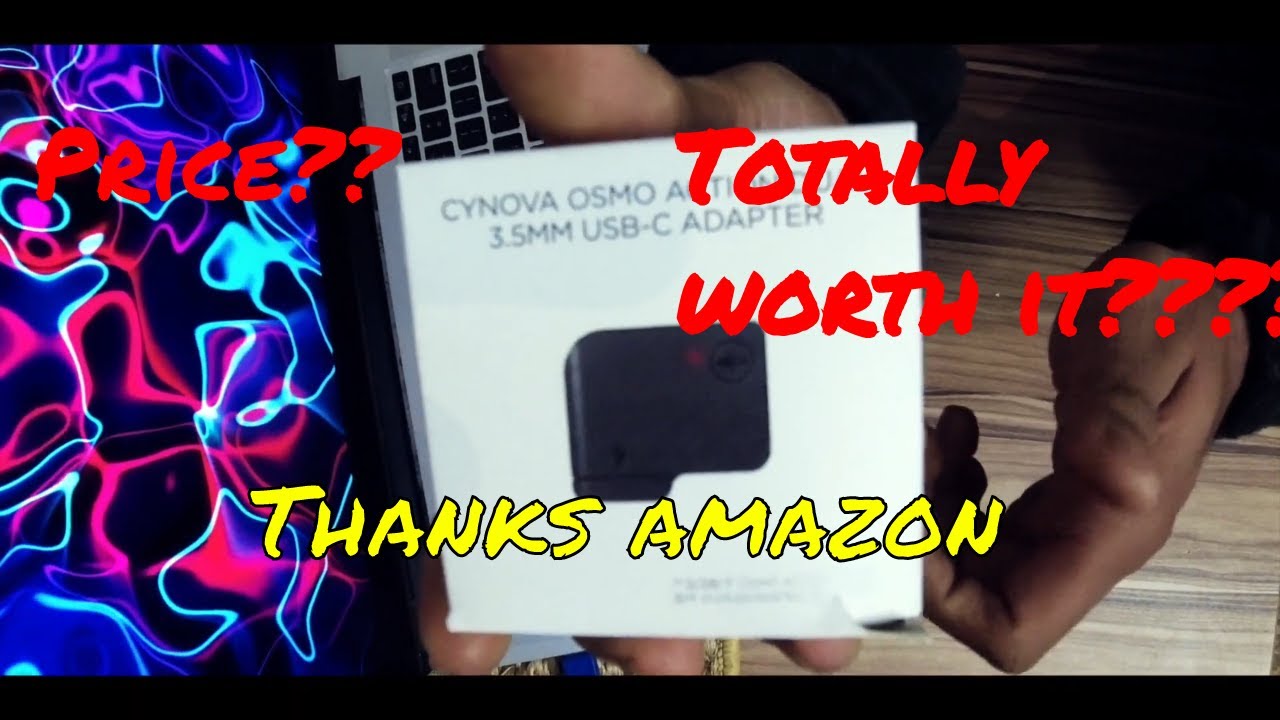 Unboxing- Dji Cynova Osmo Action Mic Adapter|| IEDS|| 💯 worth buying #dji #cynova #amazon