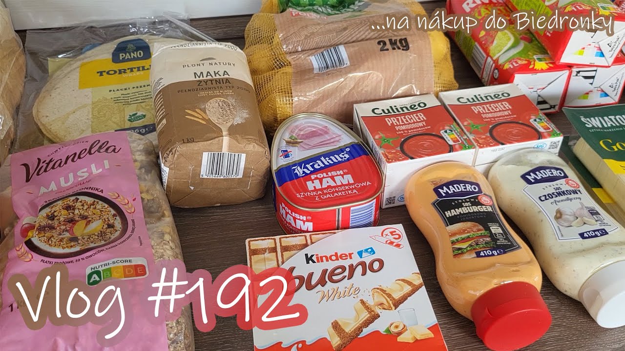 Nákupy v Biedronce: naše oblíbené produkty 🛒| VLOG