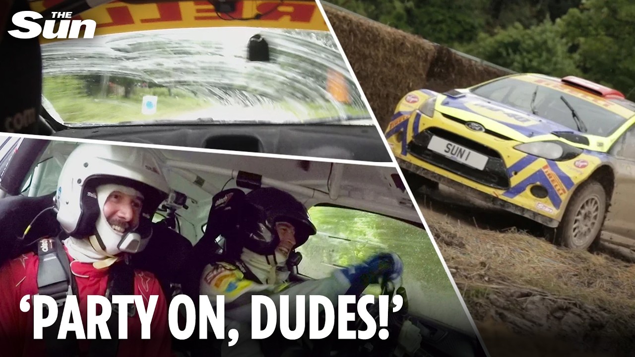 Keanu Reeves' excellent rally car adventure at Goodwood Festival of Speed