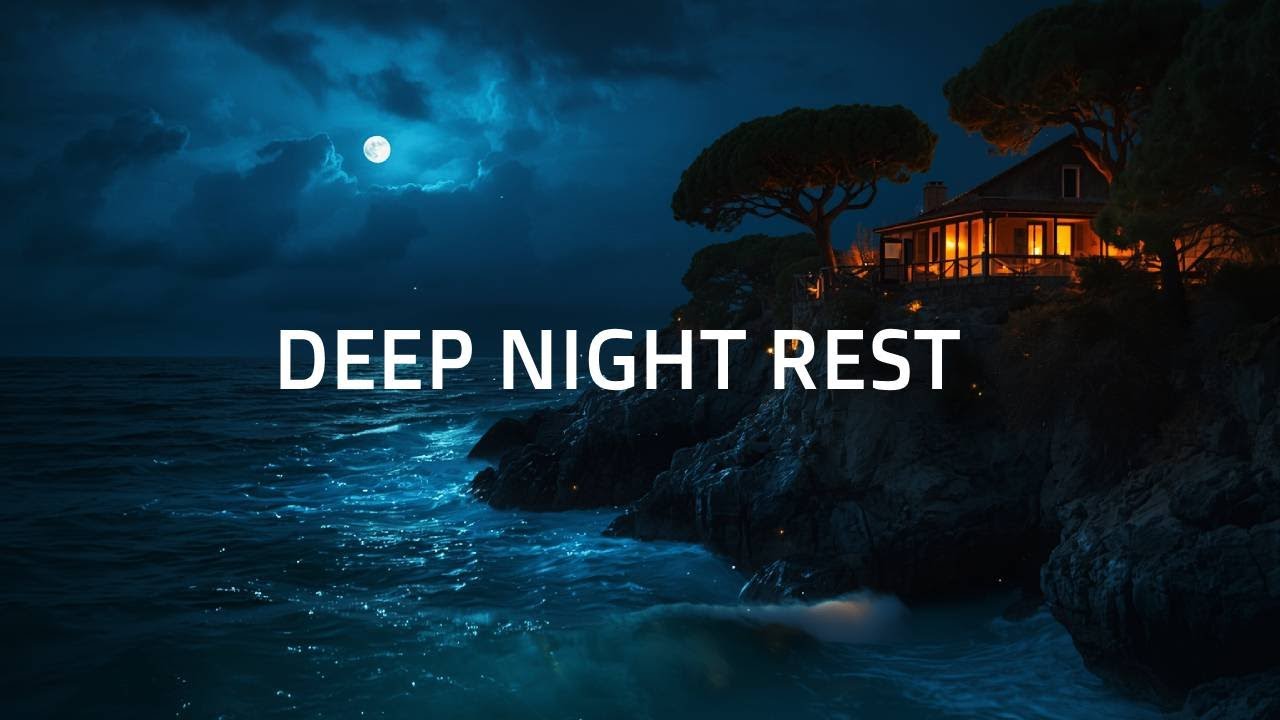Soft Piano Sleep Music with Forest Night Sounds for Deep, Peaceful Sleep