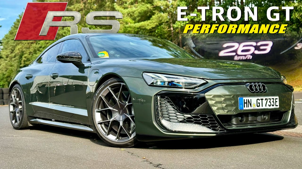 2025 Audi RS E-Tron GT PERFORMANCE 925HP // FULL REVIEW 0-100 100-200 & TOP SPEED