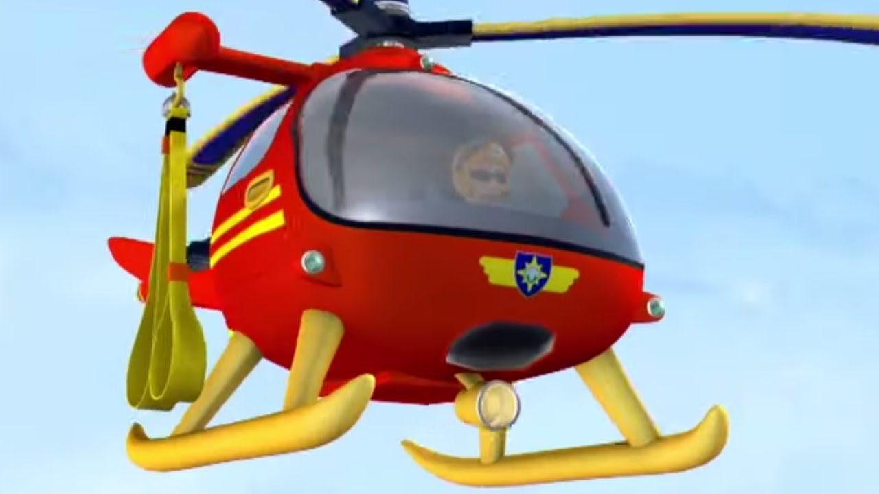 Helikopter om Penny te redden! ⭐️ Brandweerman Sam |  Reddingen | Spotprent