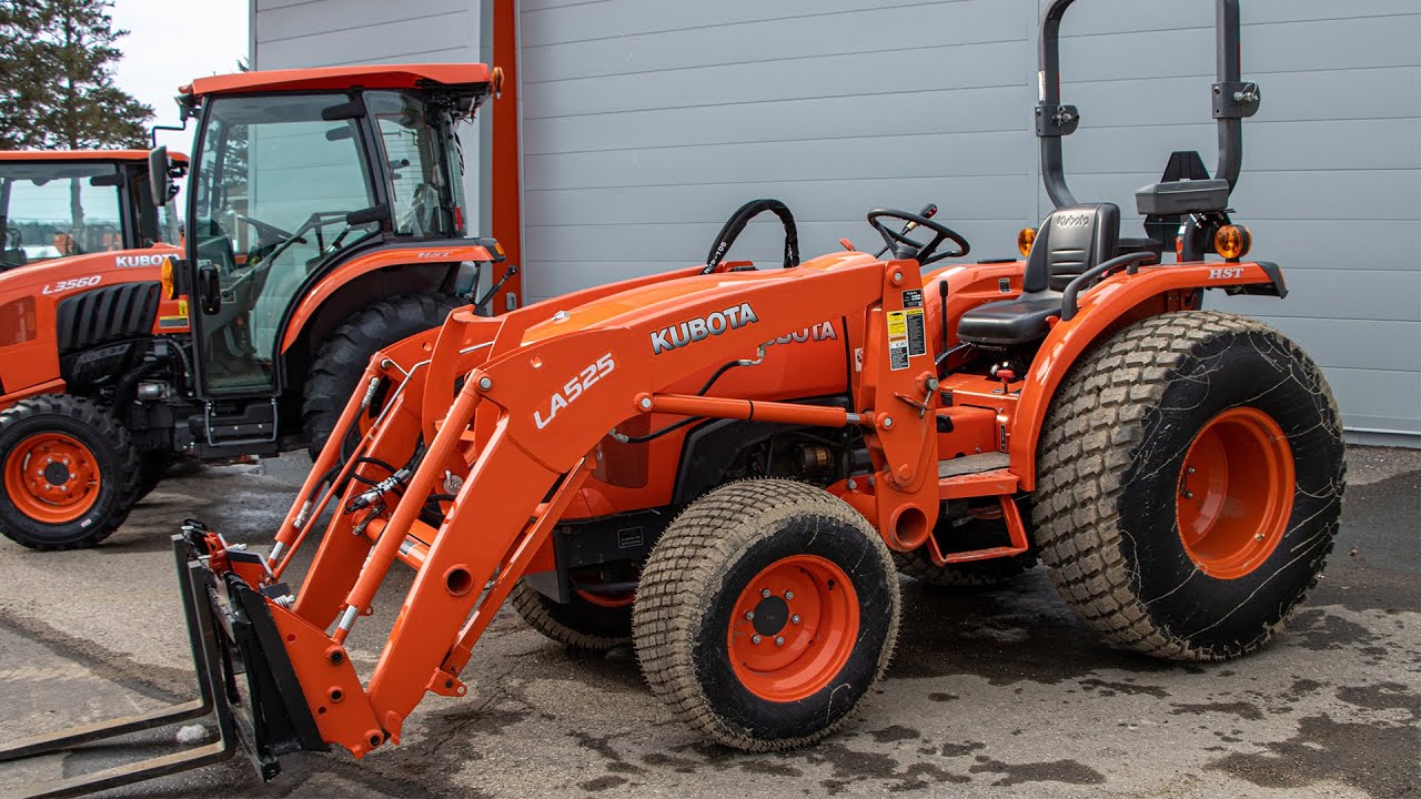MASSIVE TIRES on a Customer Owned Kubota L2501! Let's Have a Look!