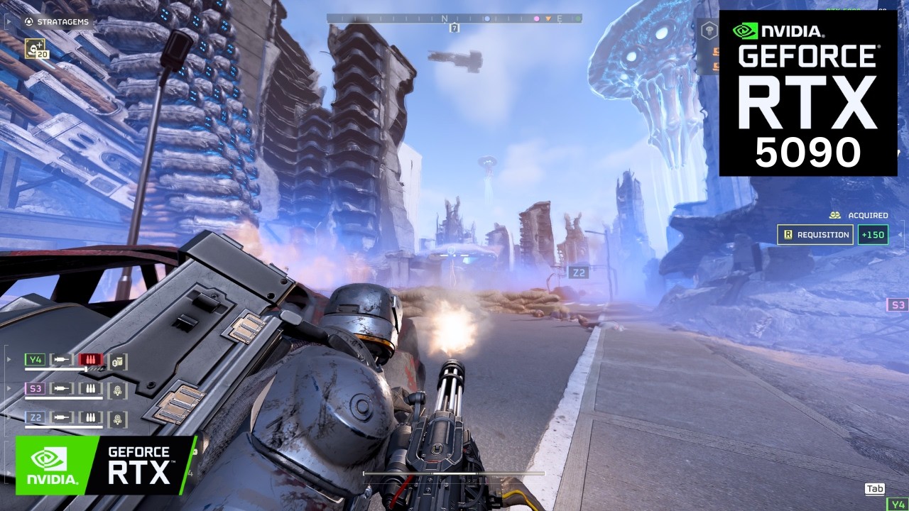 HELLDIVERS 2: ENTRENCHED DIVISION WARBOND on RTX 5090 32GB (4K Maximum Graphics)