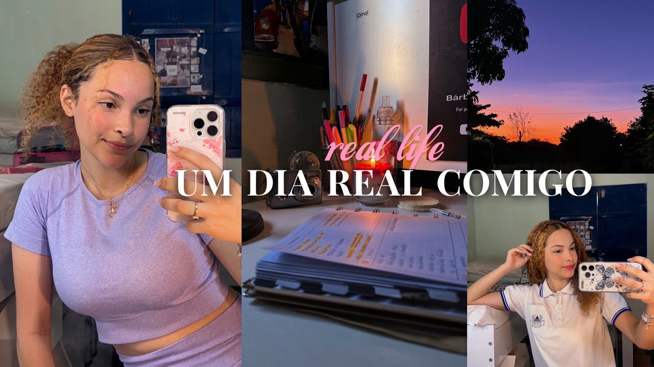 REAL LIFE: um dia 100% real comigo 🌸💗🎀