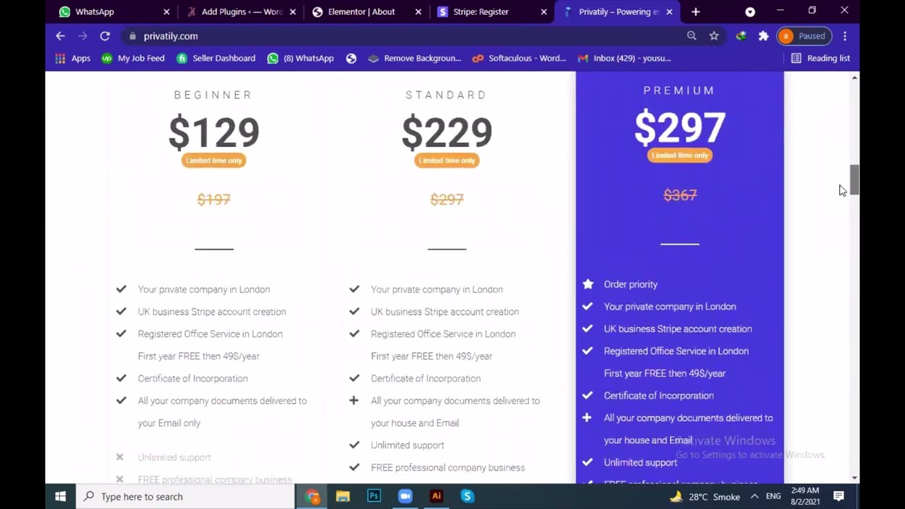 Stripe Account Setup: Stripe in Unsupported Countries-Add Payment Gateway to your website