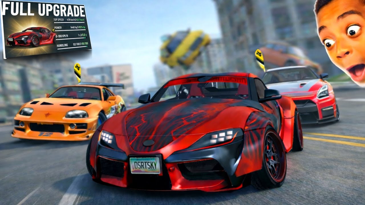 Full Upgraded Supra Mk5!😱 | How to Unlock!🤯 | Extreme Car Driving Simulator! 🔥