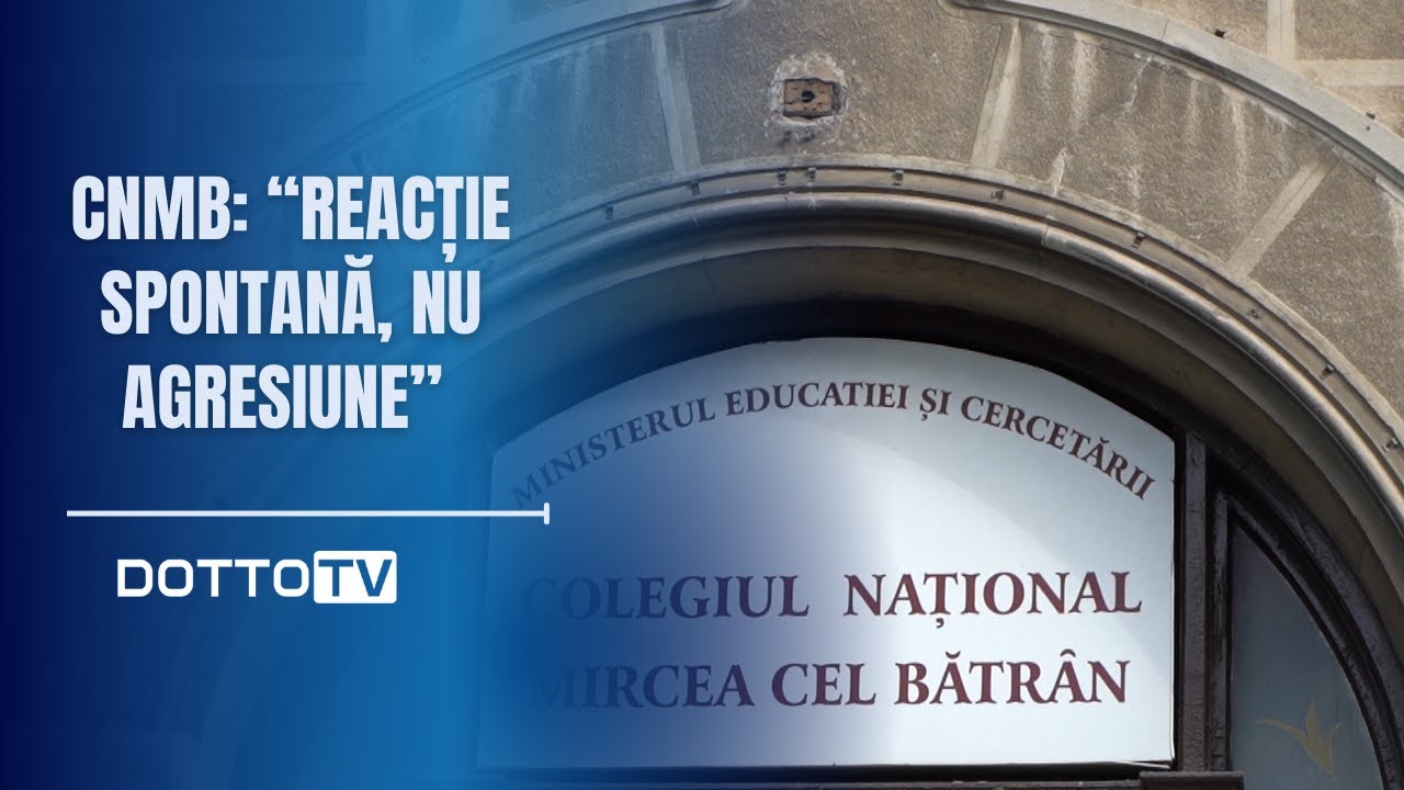 CNMB: &ldquo;Reacție spontană, nu agresiune&rdquo;