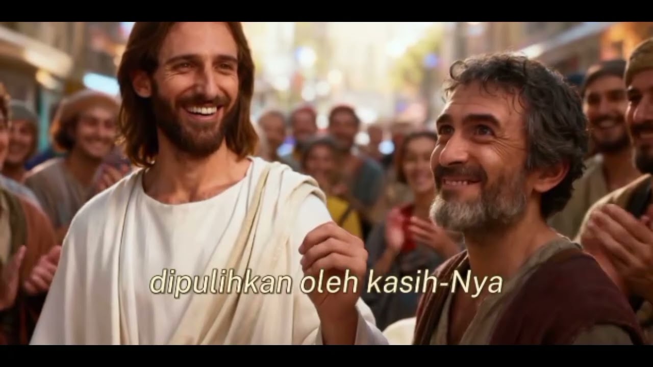 Cerita Alkitab : kisah  singkat kehidupan Yesus Kristus sang raja damai .
