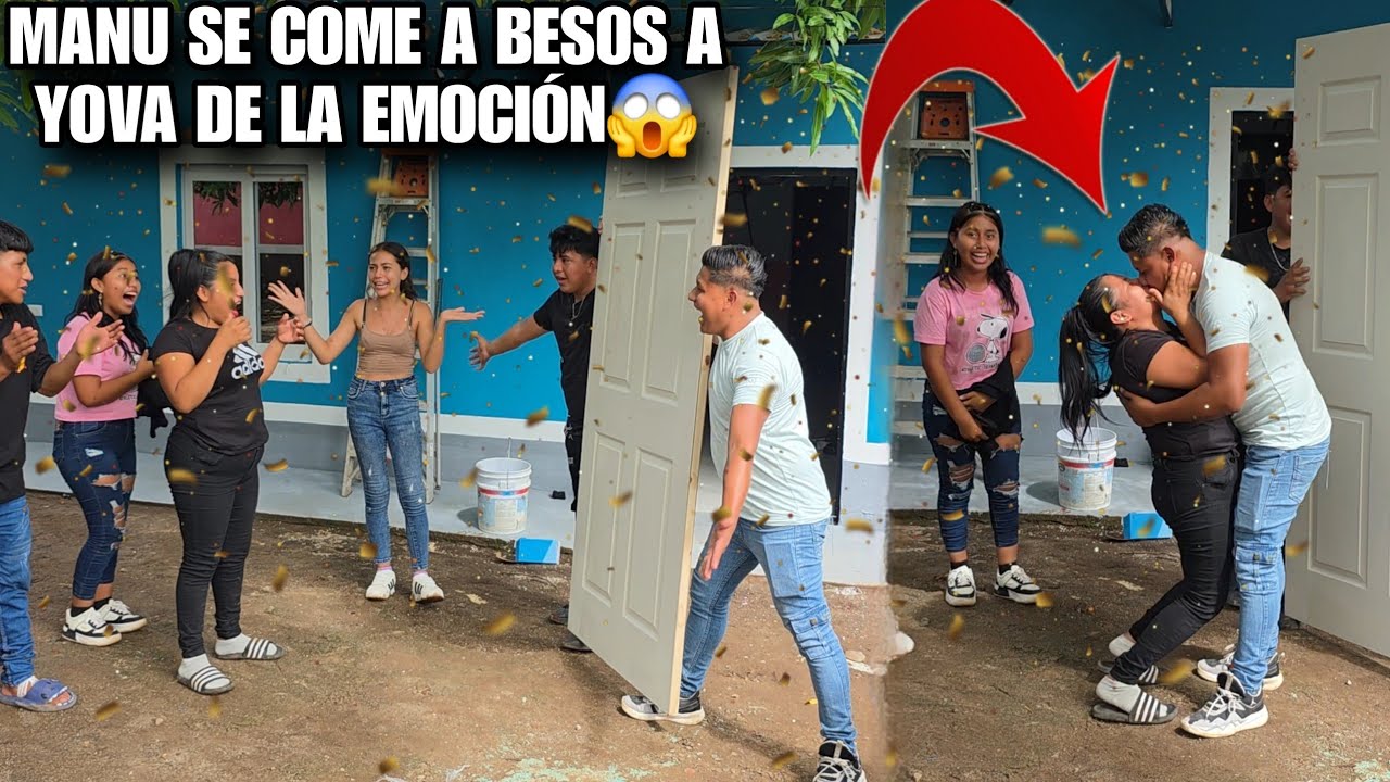 Así Reaccionó MANU Al Ver Las Puertas Nuevas De Su Casa😭Llorando Dijo Estas Palabras A YOVA😱
