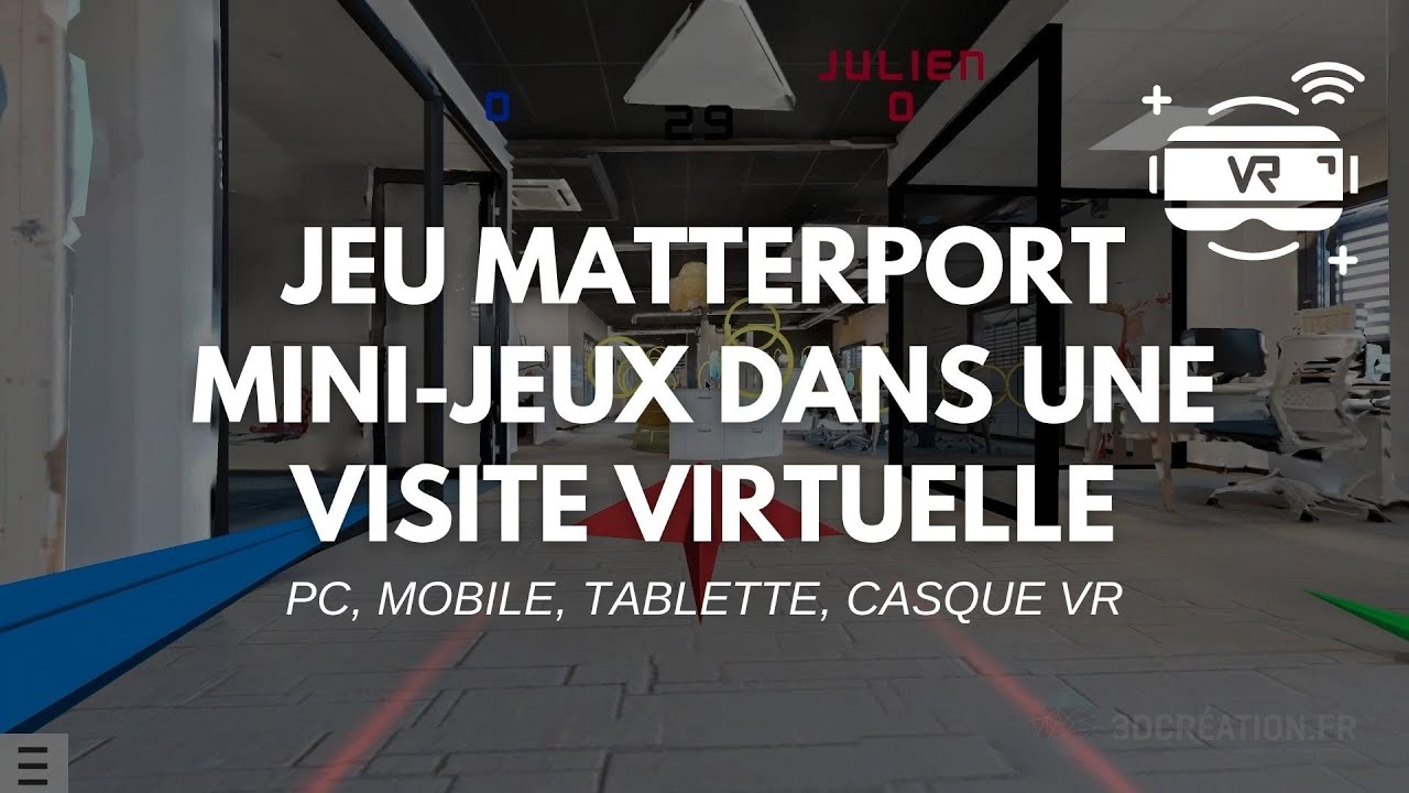 Mini Jeux + Matterport - La visite virtuelle fun et ludique !