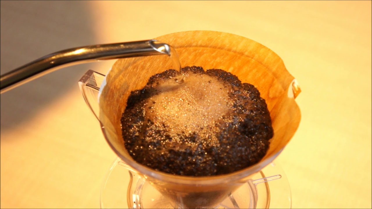 ペーパードリップ-コーノ名門Kで美味しく淹れよう！（拡大）