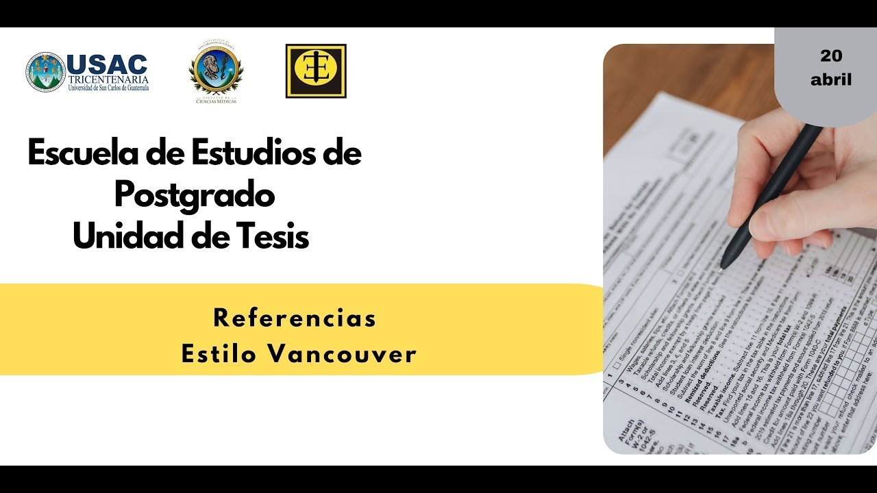 Referencias Estilo Vancouver