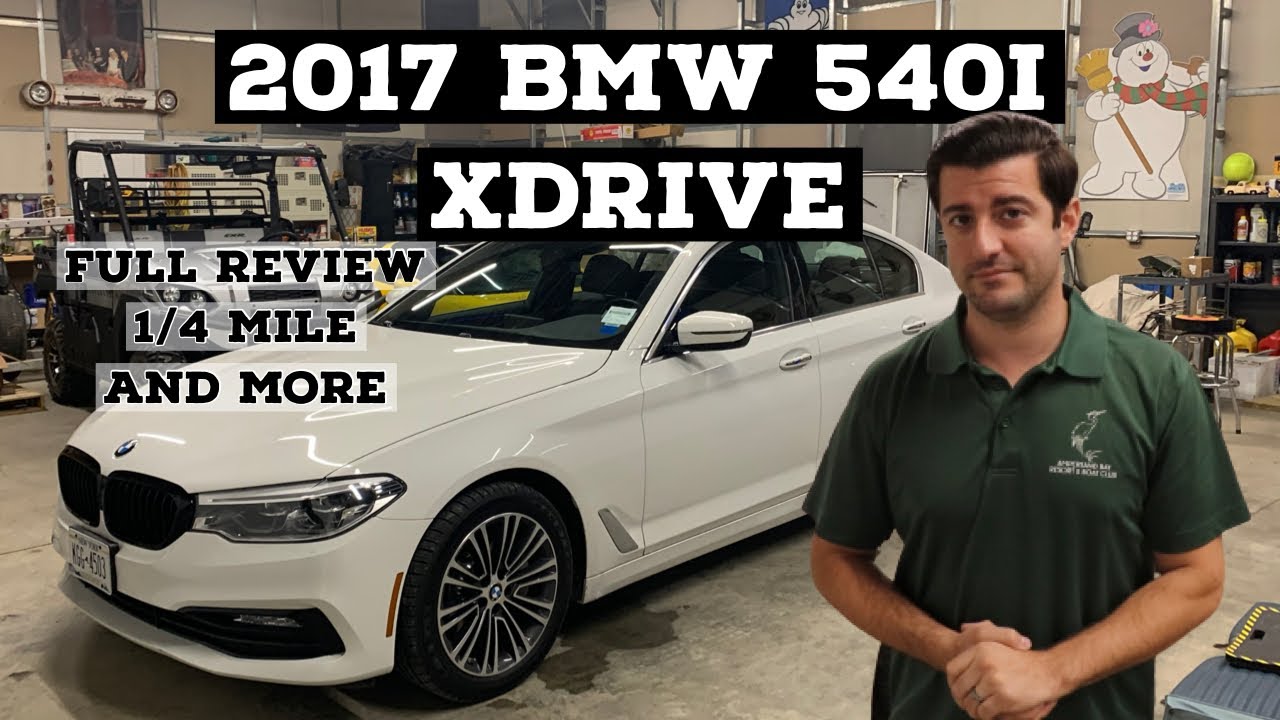 BMW 540i xDrive 2017 года: полный обзор, 1/4 мили и многое другое!