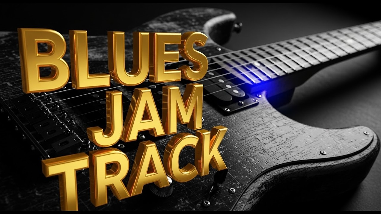 Blues Backing Track in the Key of E at Medium Tempo