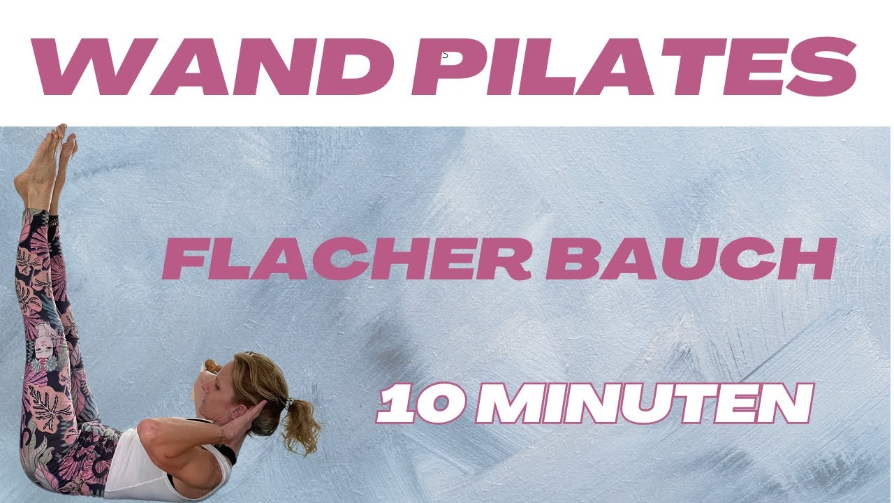 10min FLACHER BAUCH/ WAND PILATES  #Workout
