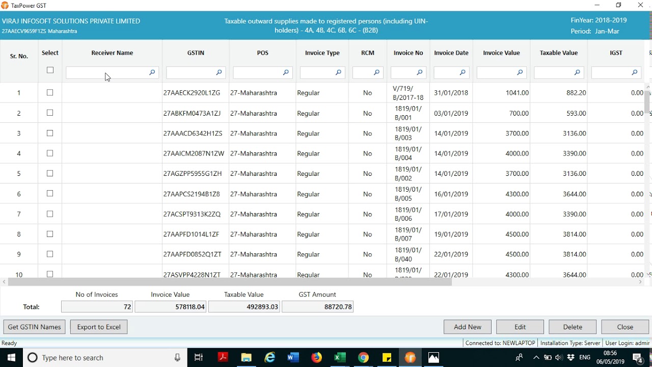How to Prepare and File GSTR1 in TaxPower GST!