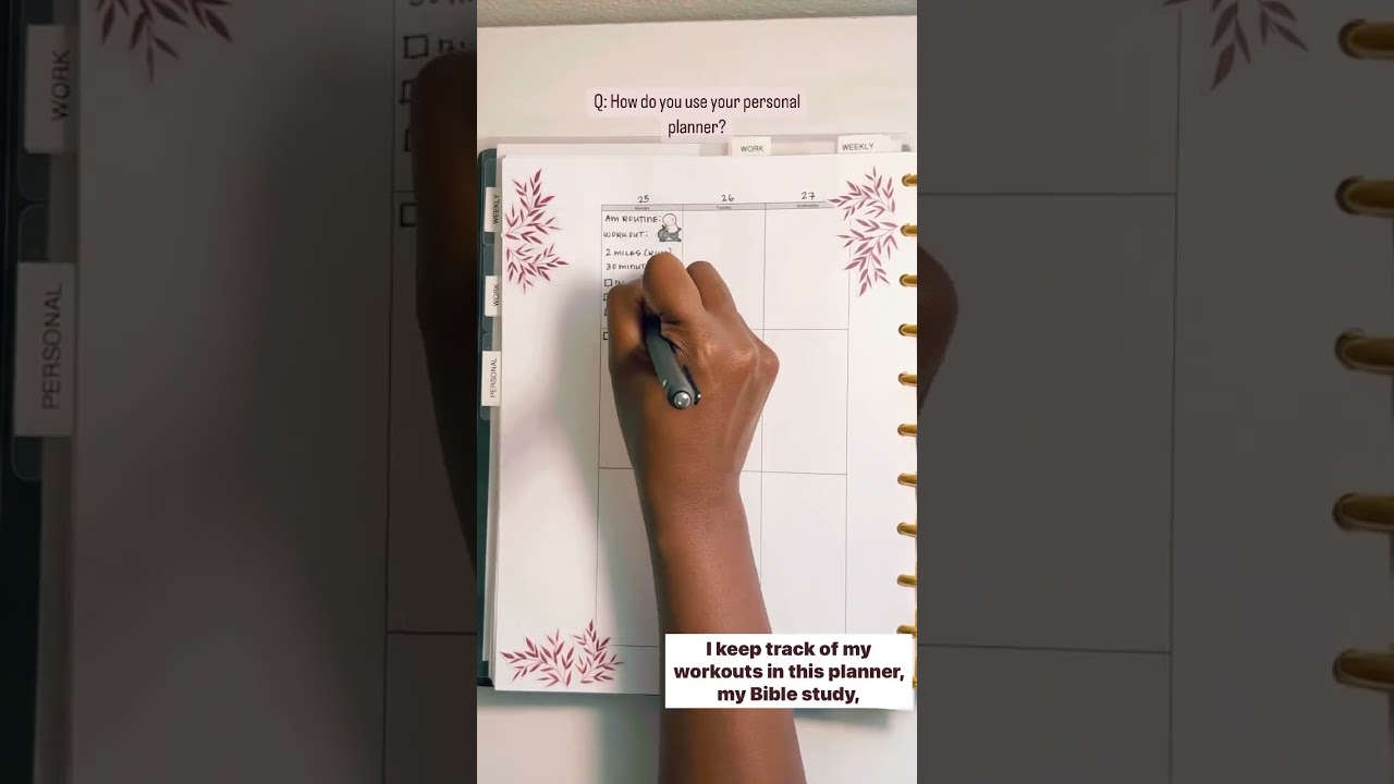 How do I use my Personal Planner? 