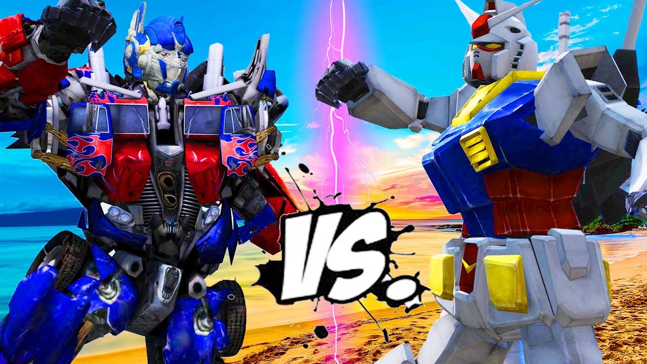 RX-78-2 GUNDAM VS OPTIMUS PRIME (Transformers)