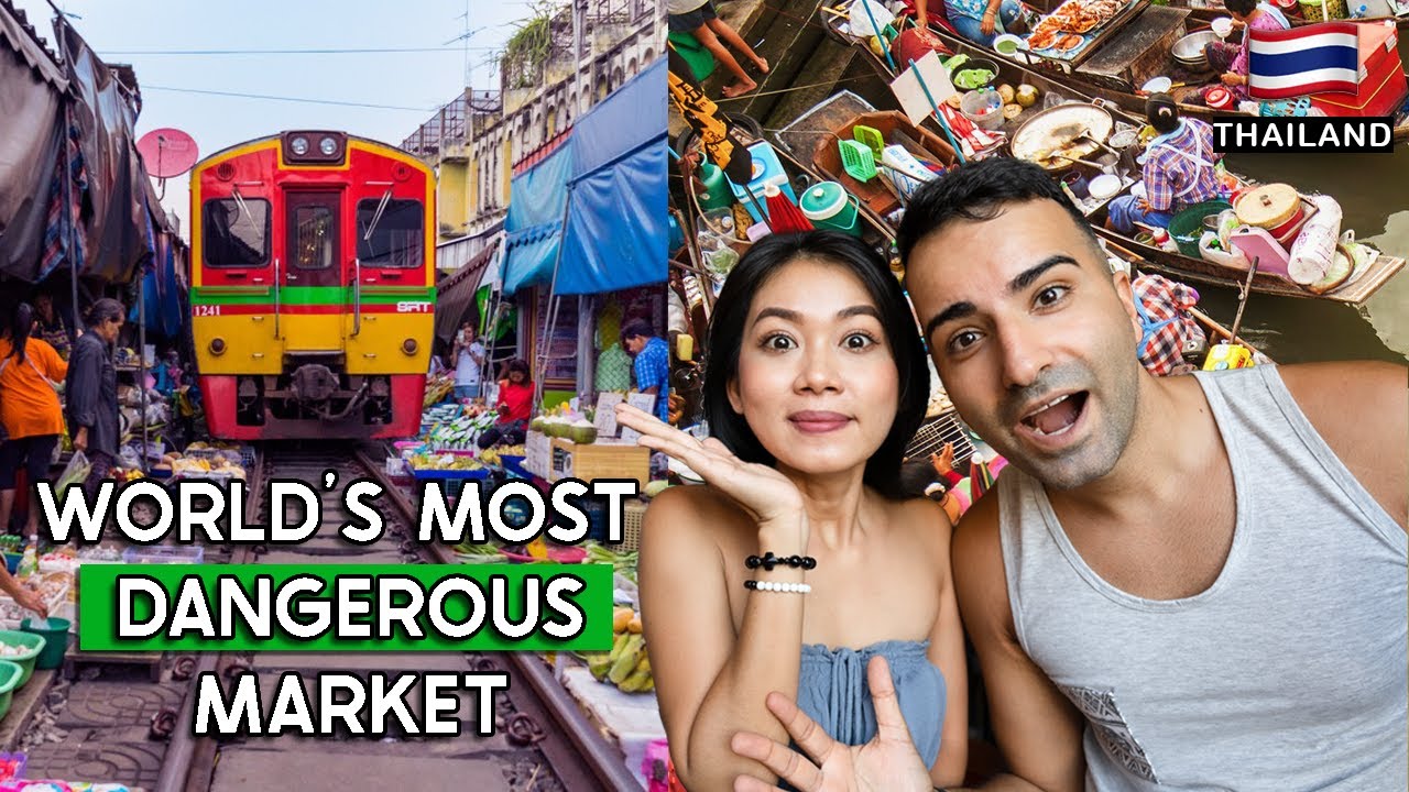 Thailand's Most Unique Markets: Mae Klong Train Market and Amphawa Floating Market 🇹🇭