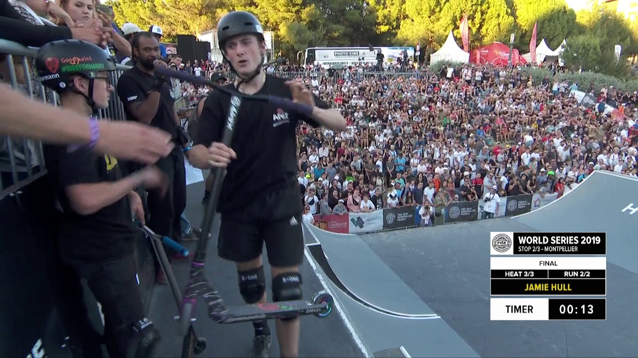 Jamie Hull | 1st place - Occitanie Scooter Freestyle Park Final | FISE Montpellier 2019