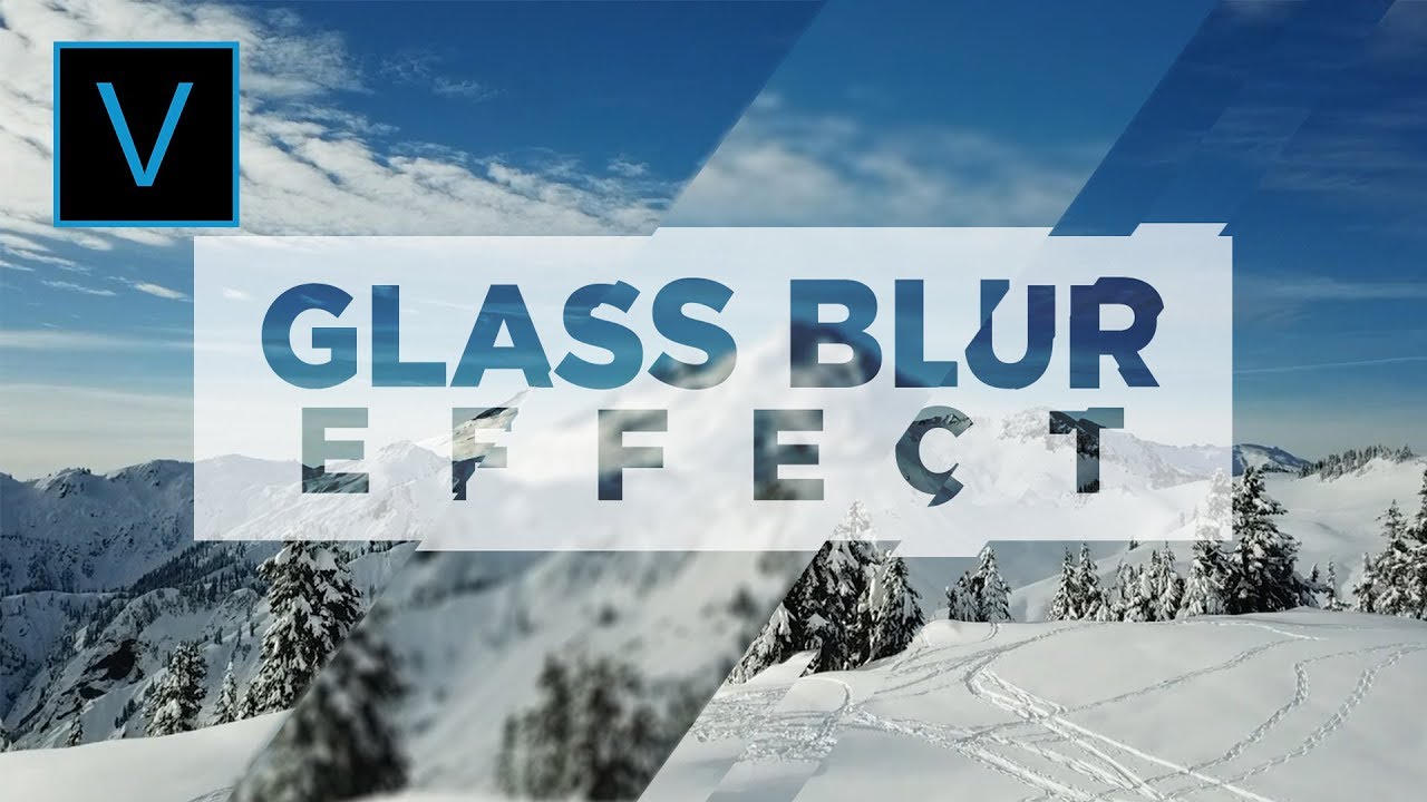 Glass Blur Effect - Tutorial | Sony Vegas Pro 11 - 16