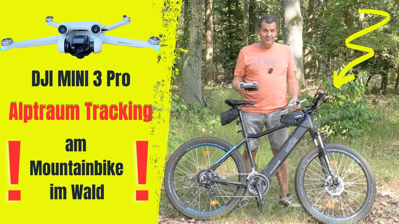 DJI Mini 3 Pro ! Der Alptraum ! Active Track im Wald am Mountainbike ! Mach nicht diesen Fehler !